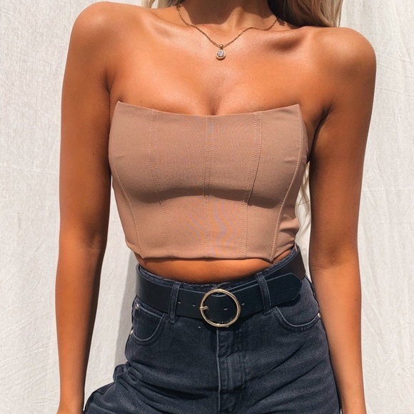 Tiger Mist Tops - Tiger Mist Cayenne Bustier Top